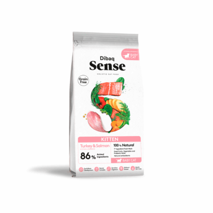 Dibaq Sense Grain Free Gatito de Pavo y Salmón pienso para gatos