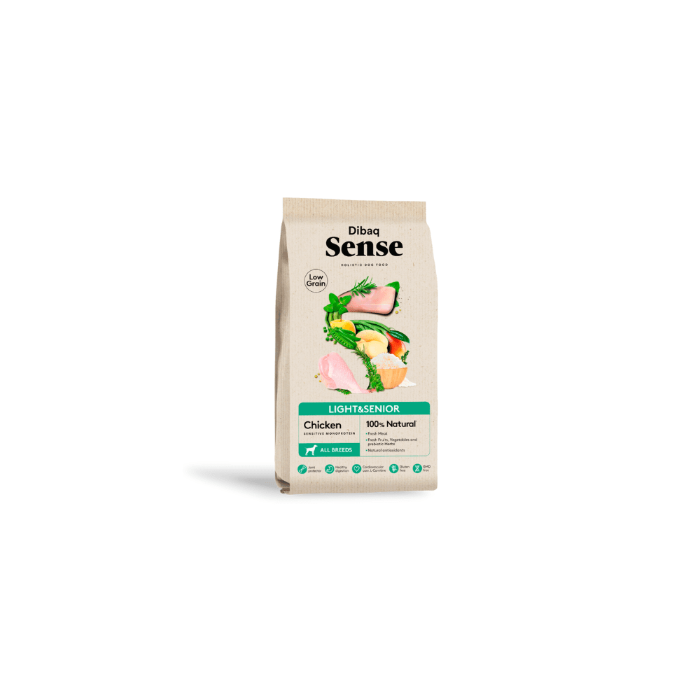 Dibaq sense Light & Senior Pollo Dibaq Sense Low Grain Light & Senior de Pollo pienso para perros - Imagen 1