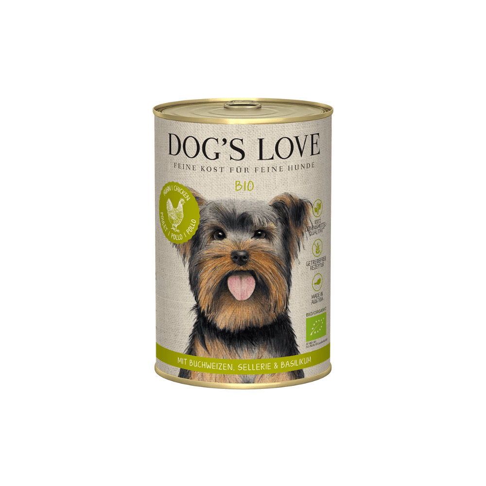 Dog's Love Bio Adulto Pollo 400g Dog's Love Bio Adulto Pollo latas para perros - Imagen 1