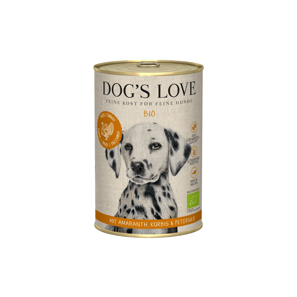 Dog's Love Bio Cachorro Pavo 400g Dog's Love Bio Cachorro Pavo latas para perros - Imagen 1