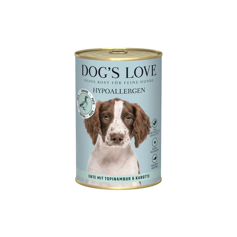 Dog's Love Hipoalergenico Pato 400g Dog's Love Hipoalergénico Pato latas para perros - Imagen 1