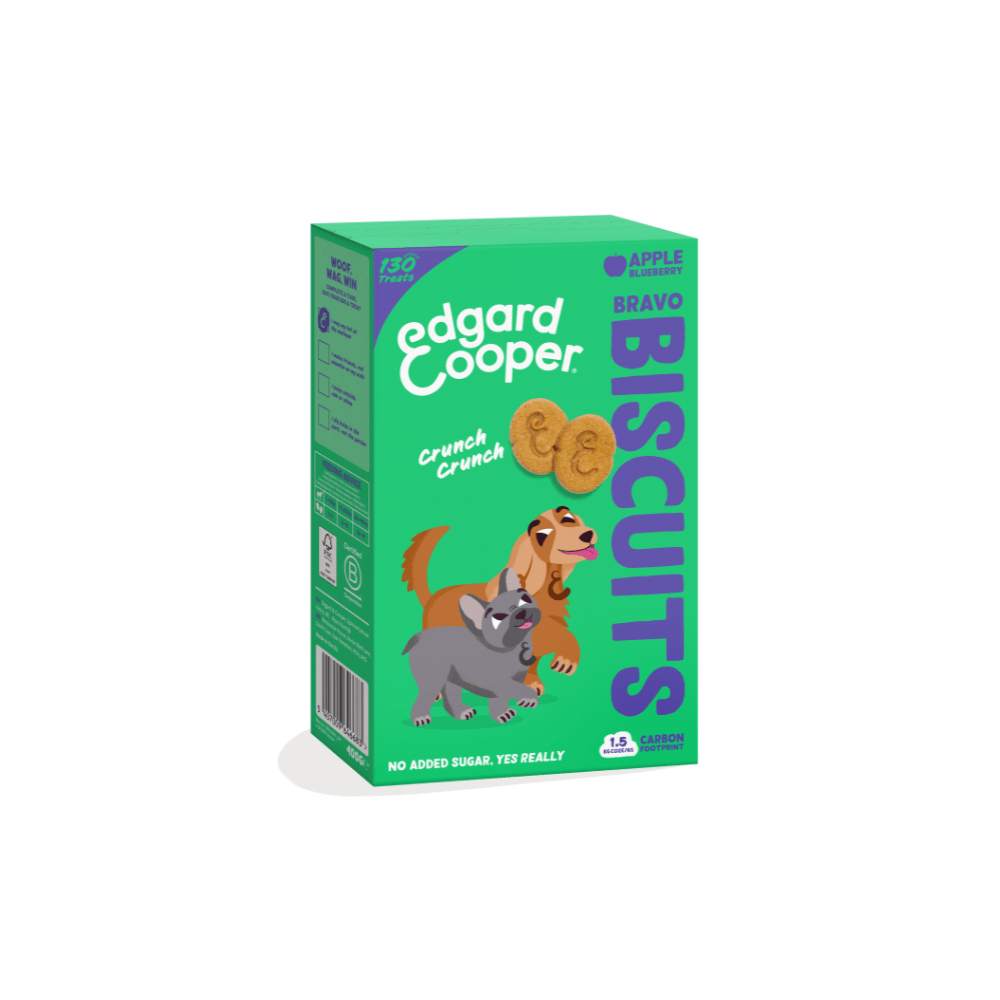 E&C Galletas Manzana y Arándanos Edgard & Cooper Galletas de Manzana y Arándanos snacks para perros - Imagen 1