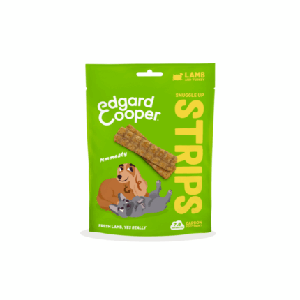 Edgard & Cooper Tiras de Cordero y Pavo snacks para perros