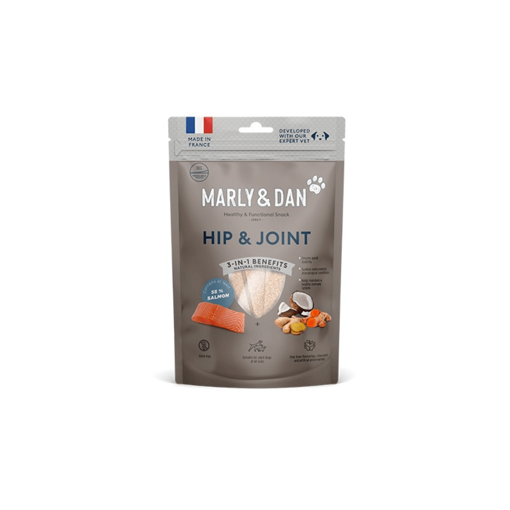 Marly & Dan Jerky Hip&Joint Dog 80gr Marly & Dan Jerky Hip&Joint Dog 80gr para perros - Imagen 1