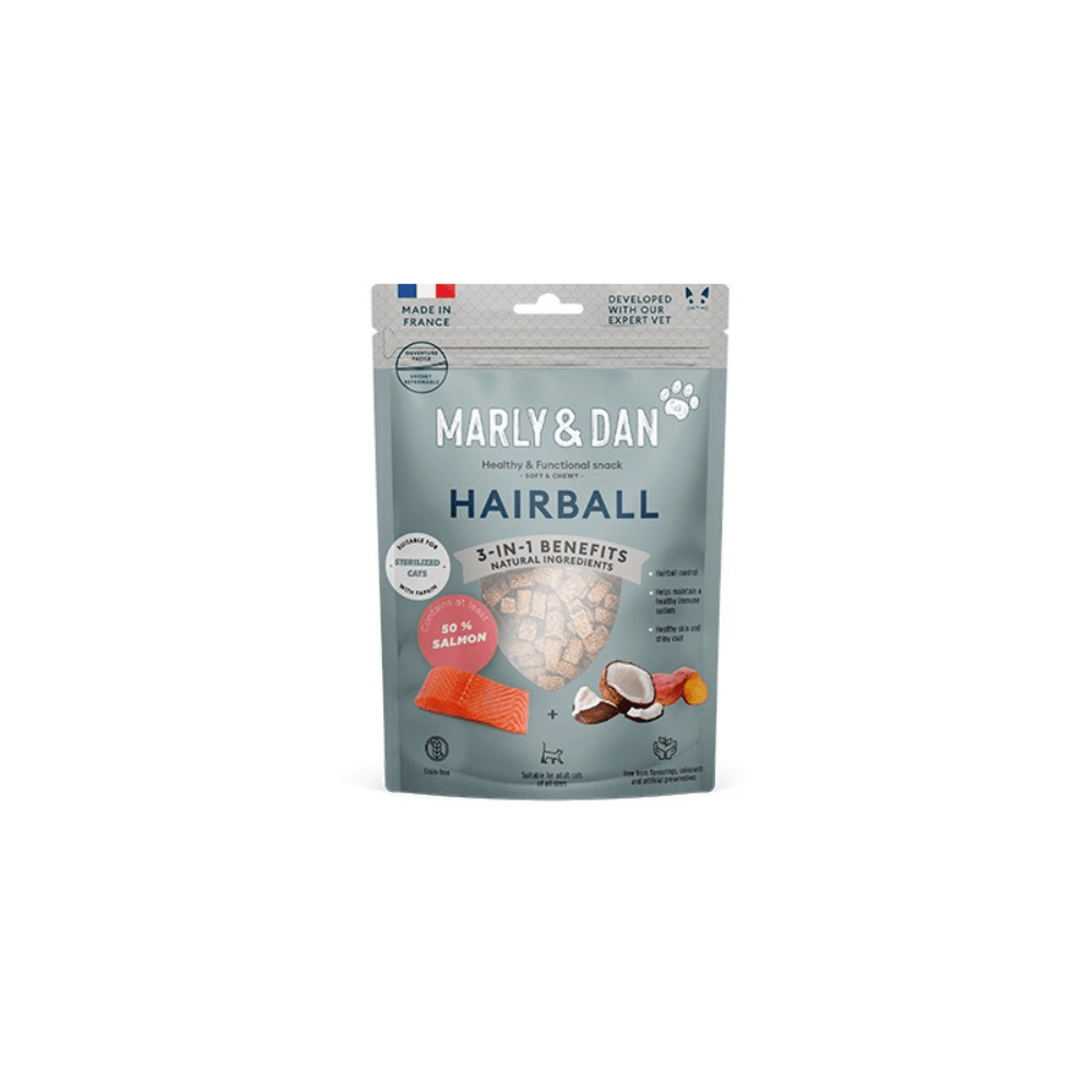 Marly & Dan Soft & Chewy Hairball Cat 40gr - Marly & Dan Soft & Chewy Hairball Cat 40gr para gatos - Imagen 1