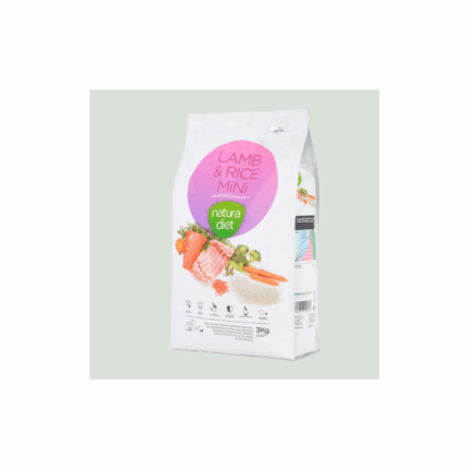 Natura Diet Adulto Mini de Cordero y Arroz pienso para perros