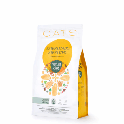 Natura Diet Gato esterilizado Pollo y Vegetales pienso para gatos