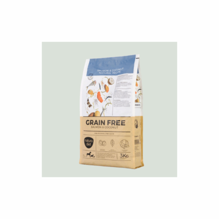 Natura Diet Grain Free Adulto de Salmón y Coco pienso para perros