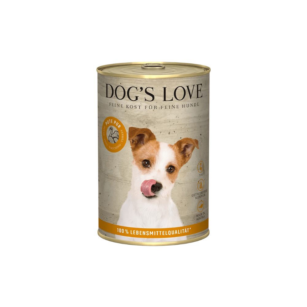 Pavo puro Dog's Love Bio Adulto Puro Pavo latas para perros - Imagen 1