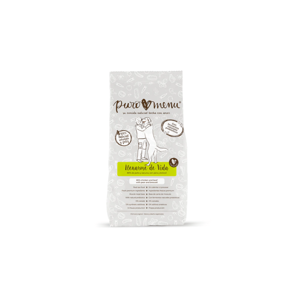 PuroMenu Llenarme de Vida PuroMenu Llenarme de Vida comida BARF para perros - Imagen 1