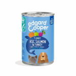 Edgard & Cooper Salmón y Pavo con Manzana, Remolacha y Mango latas para perros