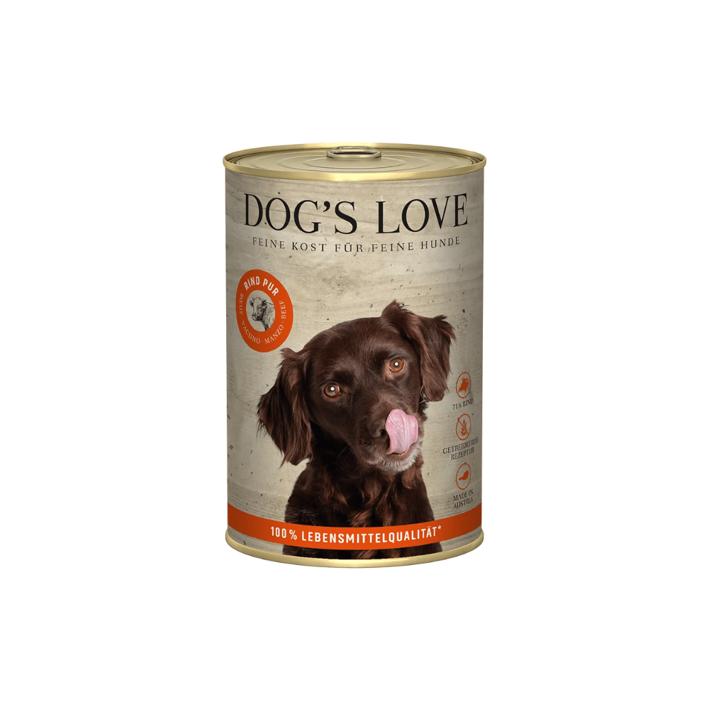 Vacuno pura Dog's Love Bio Adulto Puro Vacuno latas para perros - Imagen 1