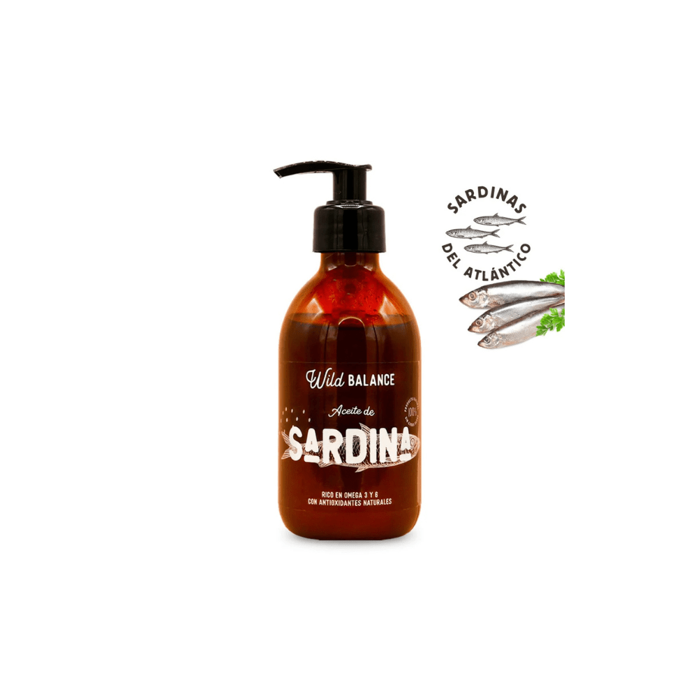 WB Aceite de Sardina Wild Balance Aceite de Sardina suplementos para perros y gatos - Imagen 1