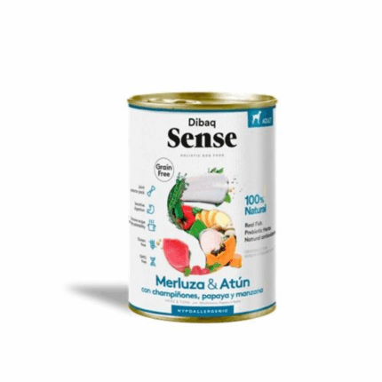 Dibaq Sense Adulto de Merluza y Atún latas para perros