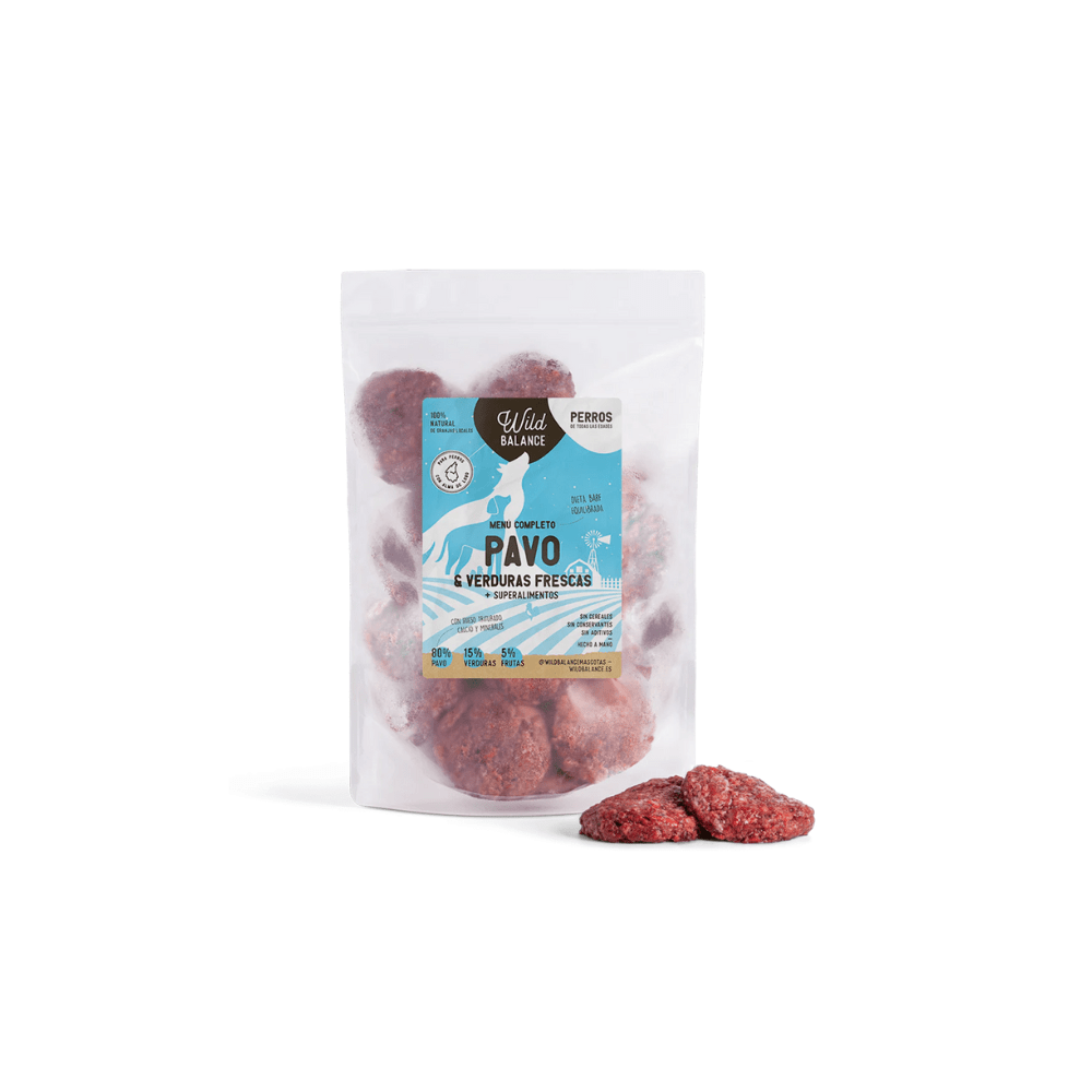 Wild Balance Perro Pavo Wild Balance Pavo comida BARF para perros - Imagen 1