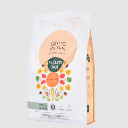Natura Diet Kitten Salmon Y Vegetales pienso para gatitos